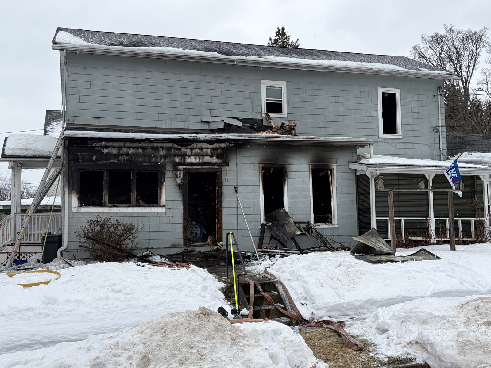 Blaze Damages Barker Street Home News, Sports, Jobs Post Journal